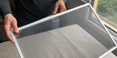 Замена москитной сетки